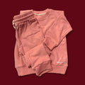 Pink crew neck sweatsuit