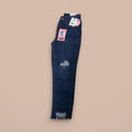 Dark blue denim ripped jeans